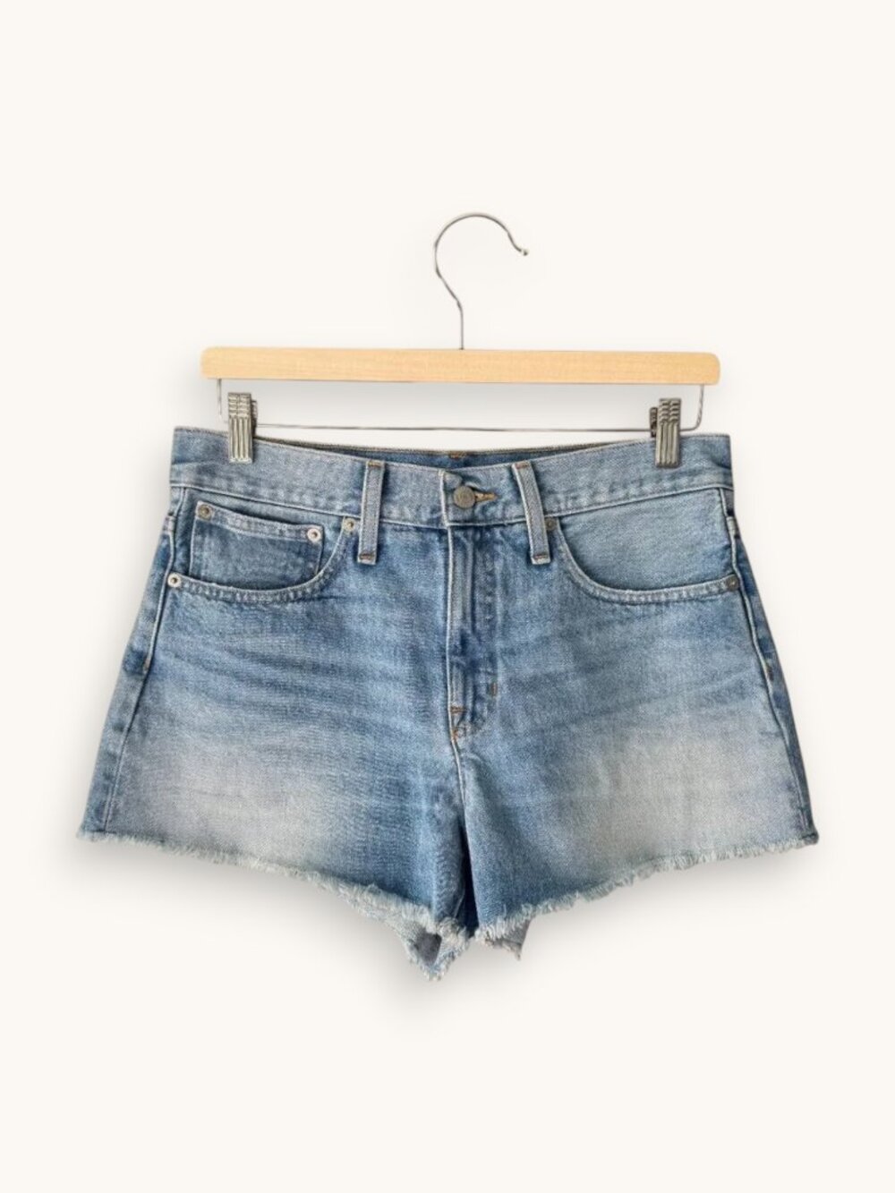 J. Crew Relaxed Denim Short in Chestnut Wash, Size 26
